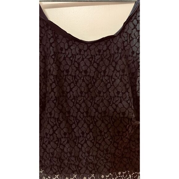Tahari Navy Blue Lace Tank Top Size L - Picture 8 of 11